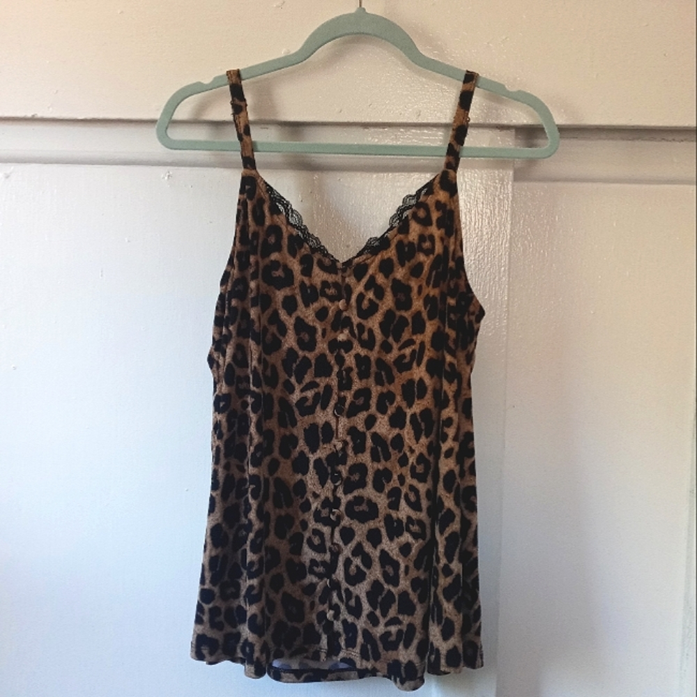 Torrid leopard print tank